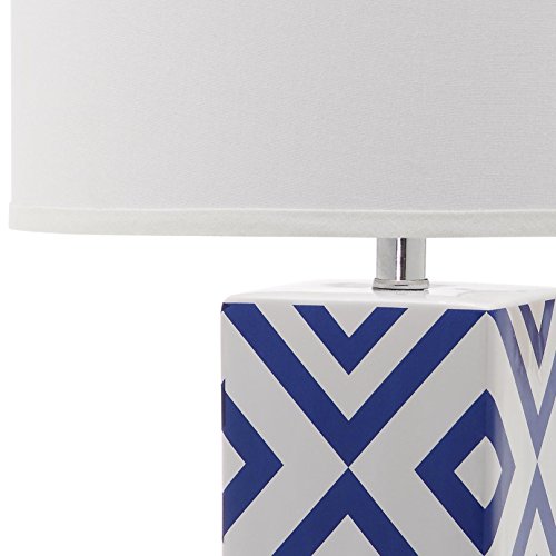 Lámpara de Mesa Safavieh Diamantes Azul 27 pulg miniatura 5