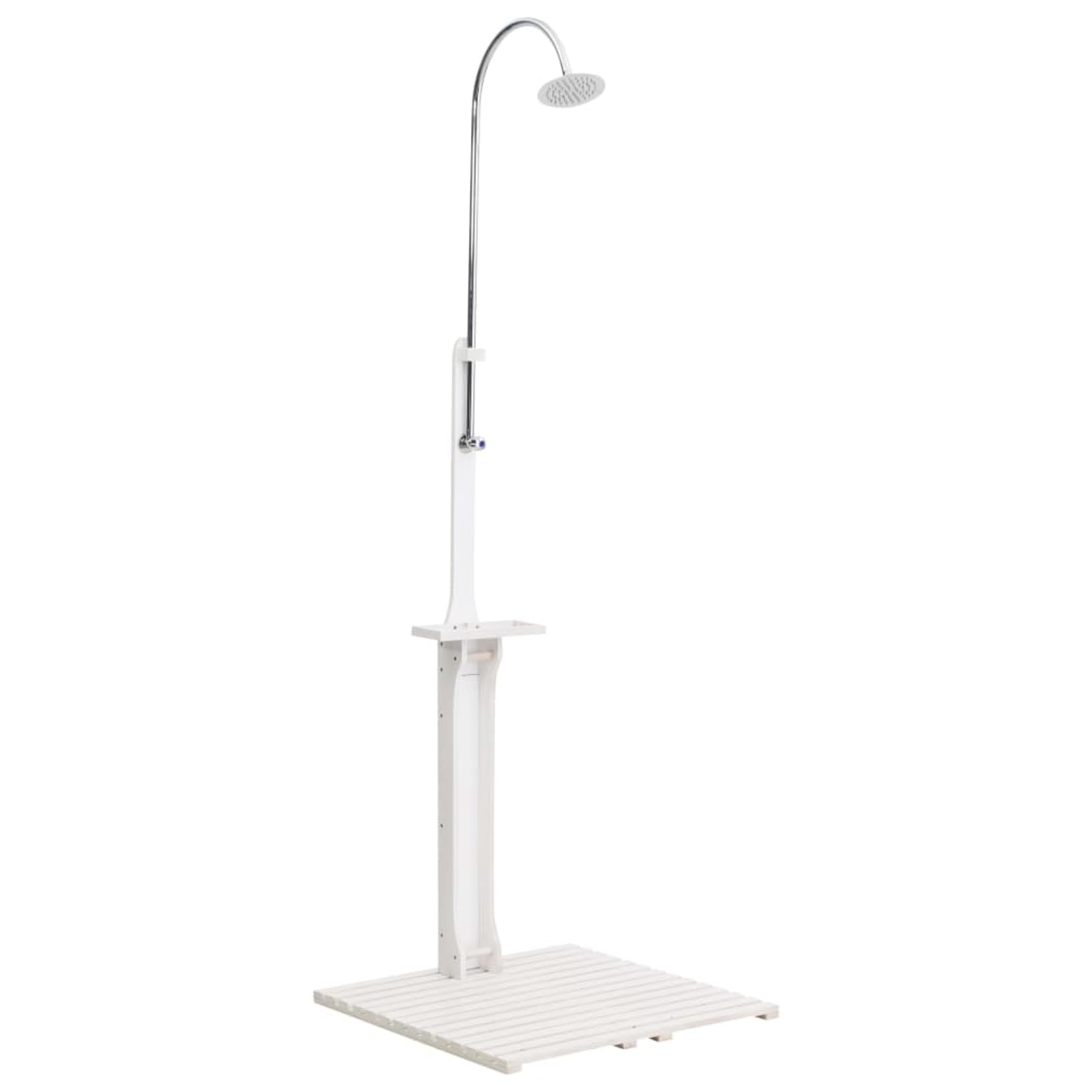 Gecheer Ducha de Jardín de Madera con Alcachofa Giratoria y Presión Ajustable para Exterior Modelo LYKLRZJ-48207ES