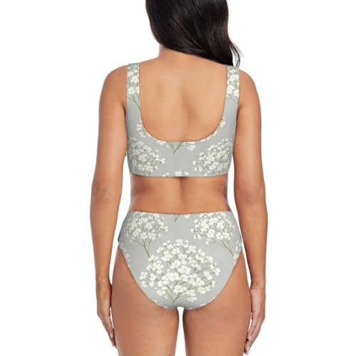 Maillot de bain deux pièces d'exception avec triangle réglable haut de gamme