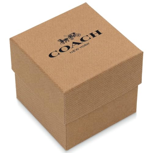 Image of Coach Sammy Women's 2H Quartz Watch Gift Set with Matching Adjustable Jewelry Bracelet - Oval Case - Minimalist Style - Gift for Her - 22.5mm