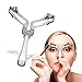 Best Adjustable Eyebrow Shaper Stencil - Reusable Eyebrow Shaping Kit - Portable Eyebrow Template Shaper Stencil DIY Tool - Easy Professional Eyebrow Grooming & Styling (Silver)