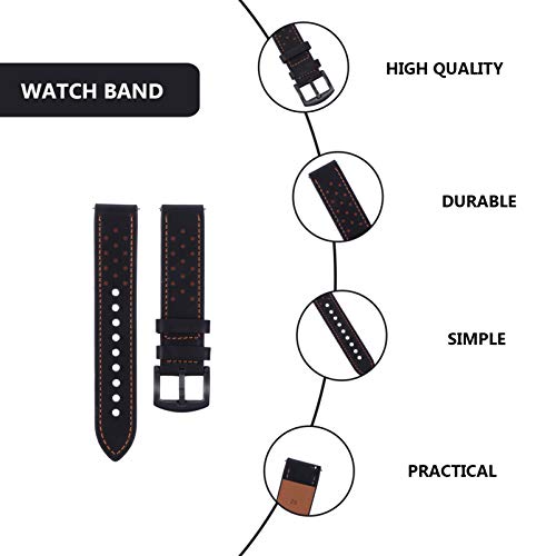 ULTECHNOVO Pulseira de RelÃ³gio de Couro Pulseira de RelÃ³gio de Couro ClÃ¡ssico de SubstituiÃ§Ã£o C