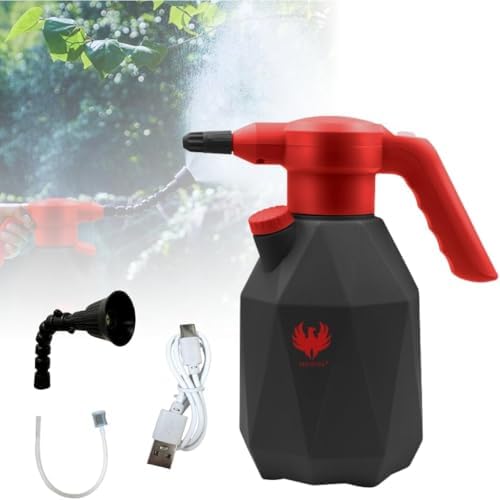 PHOENIX – Electric Sprayer Easy Sprayer 2L | Water Sprayer with Rechargeable Battery and 3H Autonomy | Sprayer Plants of ABS/HDPE | Lightweight and Durable