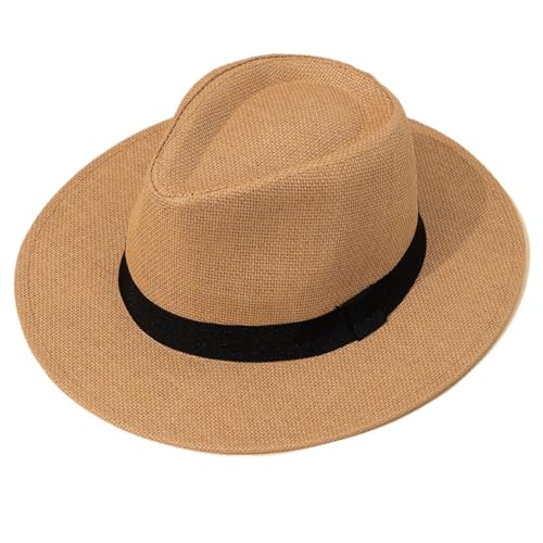 Chapeau style anglais en paille Panama respirante et légère