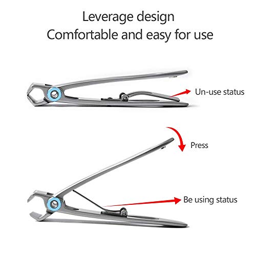 Sopito Nagelknipper, roestvrij staal, vingernagel teennagelknipper met nagelvijl. - Afbeelding 6