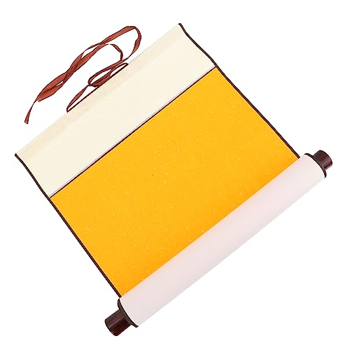 STOBOK Blankes Schriftrollenpapier Für Kalligraphie Hängendes Blättern Aus Chinesischem Xuan Papier Kunst Wand Blättern Malerei Versorgung Für Pinselmalerei Und