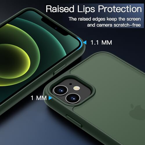 Coque iPhone 12 Mini vert foncé idéale pour le quotidien et le bureau - 2
