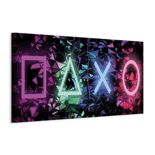 murando - Bilder für Gamers Spielkonsole 90x30 cm Vlies Leinwandbild 1 TLG Kunstdruck modern Wandbilder XXL Wanddekoration Design Wand Bild Panoramabild - schwarz bunt Gaming Play i-A-0203-b-a 3 murando - Bilder für Gamers Spielkonsole 90x30 cm Vlies Leinwandbild 1 TLG Kunstdruck modern Wandbilder XXL Wanddekoration Design Wand Bild Panoramabild - schwarz bunt Gaming Play i-A-0203-b-a