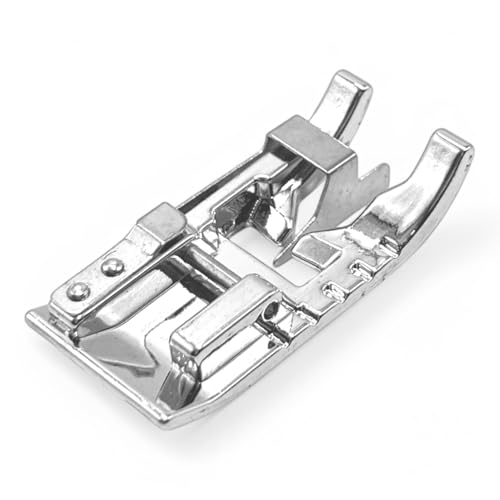 Image of ZENITH Edge Joining Pressure Foot Snap on Type for Automatic Electric Low Shank Sewing Machines Suitable for Usha Janome Brother Singer etc Steel Finish (Edge Joining)