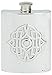 Celtic Design Flachmann 2oz Fine English Pewter Screw Top auf der Rückseite Gravierbar