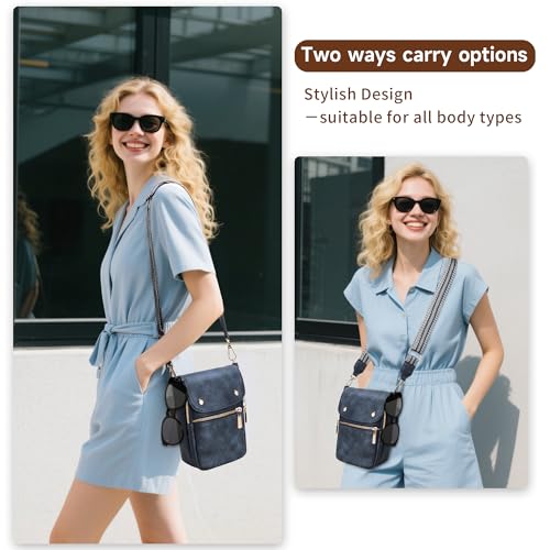 Small Crossbody Bags for Women, Cell Phone Wallet Purses with Card Slots and Adjustable Strap for Travel Casual2