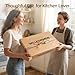 Acacia Wood Cutting Boards Set for Kitchen, 4-Piece Chopping Board Set with Food Icon (Meat, Fish, Vegetables, Fruits) Wooden Butcher Block with Stands & Juice Groove (S,M,L,XL)