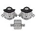 DOLKSN 3PCS Engine Motor Mount and Automatic Transmission Mount Set Compatible with Mercedes-Benz 2008-2011 C300,2008-2015 C350,2010-2016 E350,2014-2017 E400,V6 3.0L 3.5L RWD A4017, A4095