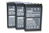 Reemplaza Olympus PS-BLS1 vhbw 3X Batería Recargable Compatible con Olympus OM-D E-M10 Mark IV cámara Digital, DSLR (900 mAh, 7,2 V, Li-Ion)