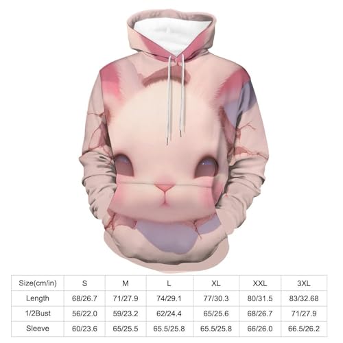 Sweatshirt pullover lapin de dessin animé, idée cadeau originale taille S