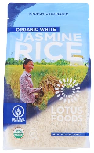 Image of LOTUS FOODS Organic White Jasmine Rice, 30 OZ