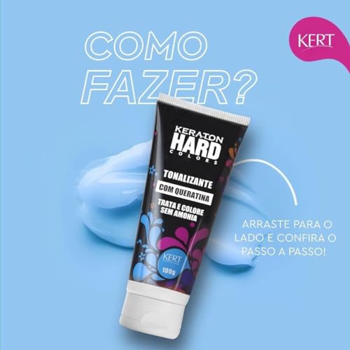 Keraton Tonalizante Hard Colors 100G Indie Blue