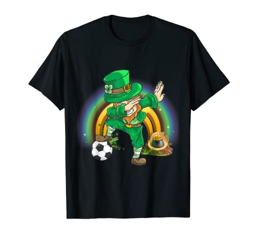 Dabbing Leprechaun Fútbol Día de San Patricio 2020 Camiseta
