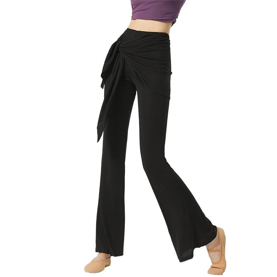 Pantalon évasé de danse LATEAU avec jupe intégrée pour femmes