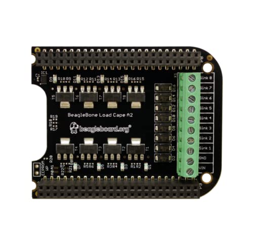 BeagleBone Load Cape: A Powerful Beaglebone Expansion Board to Drive High-current Loads like Relays, Motors, Solenoids