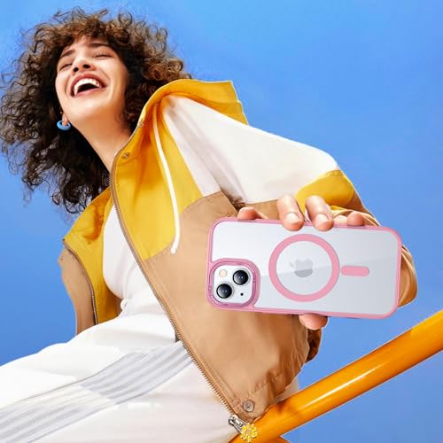 Canshn 15-CX-TPU Magnetic Designed For Iphone 15 Case Clear, Compatible With Magsafe Wireless Charging [Not Yellowing & Mil-Grade Drop Tested] Phone Cases For Iphone 15 With Shockproof Bumper 2023  thumb #6