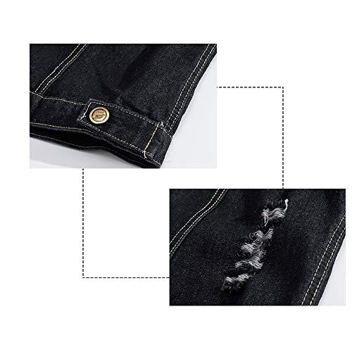 Mens Sleeveless Jeans Jackets Waistcoat Denim Vest for Men