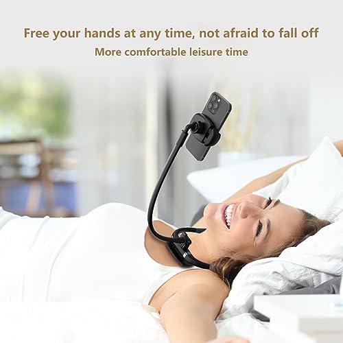 Neck Phone Holder, Mobile Phone Stand, Gooseneck 360 Degree Rotation Adjustable Neck Phone Holder - Image 3