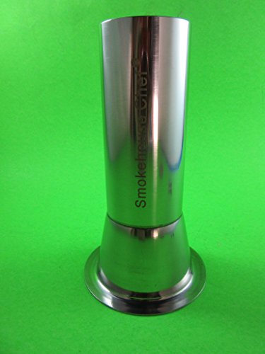 Premium Stainless Steel #12 Size X 2" Meat Grinder Tube Horn Funnel for Filling Meat Bags - Thumbnail 3