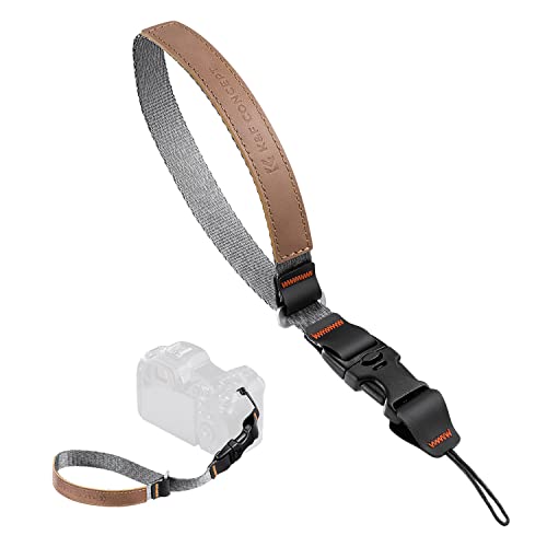 K&F Concept Camera Wrist Strap with Quick Release,Camera Hand Strap for All DSLR Camera Nikon Canon Sony Pentax