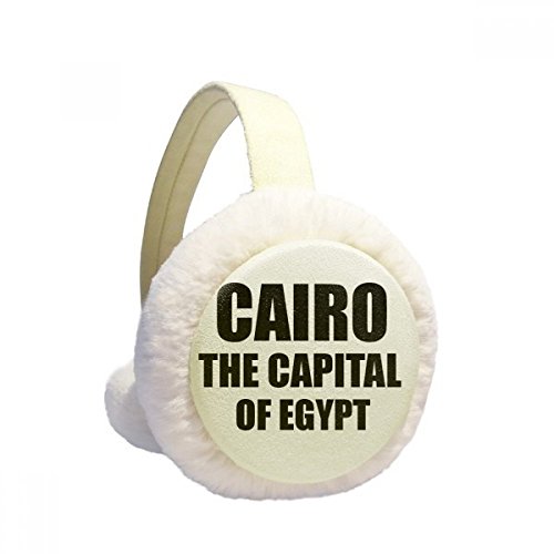 Orejeras de invierno de El Cairo orejeras plegables de felpa suave