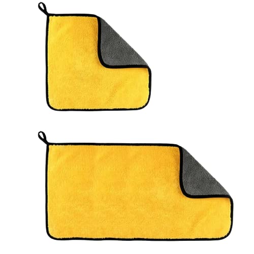 Goyal Traders. Microfibre Car Cloth Multipurpose Double-Sided Cloths Pack of 2