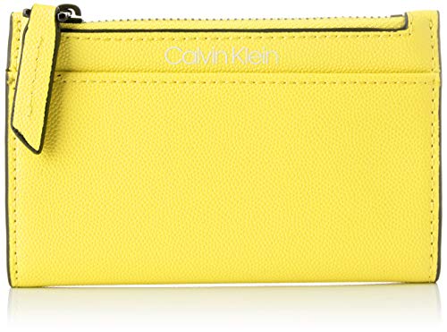 Preisvergleich Produktbild Calvin Klein Damen Ck Signature NS Cardholder Geldbörse Gelb (Scuba Yellow)