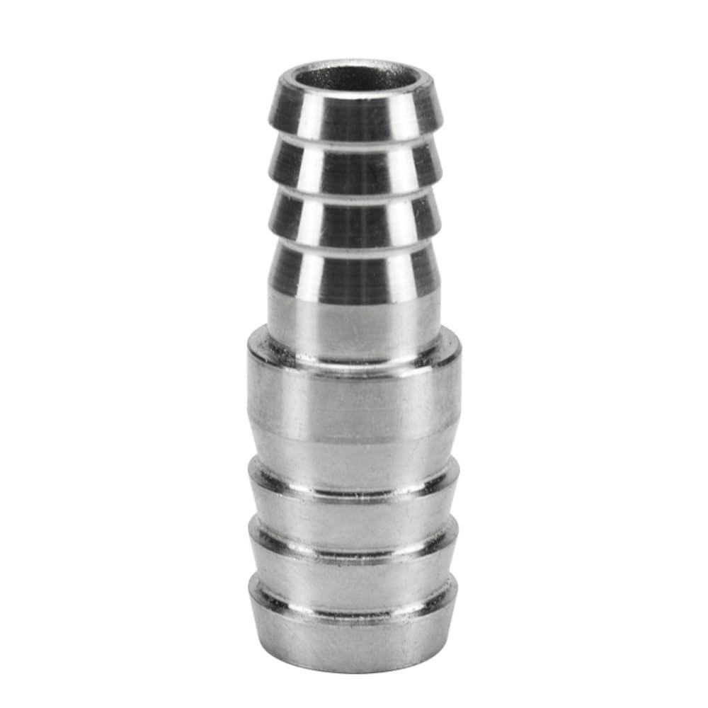 Stainless Steel Male Barb, 304 Stainless Steel Double Pagoda Hose Barb Pipe Union Fitting, Gas Air Oil, Multiple Sizes(14MM*6MM)