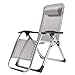 Krzesła Zero Gravity Leżak Składany Rozkładany Krzesło Ogrodowe Regulowane Leżaki z Zagłówkiem Deck Recliner Łożysko Waga 200 KG do Basenu Stoczniowego
