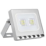【120 ° de Ángulo Inyección】Tomar la bombilla gran calidad para la iluminación brillante, el brillo es un múltiplo superior en las bombillas convencionales, pero usted puede ahorrar hasta un 80% de energía. el ángulo de iluminación es de 120 grados, schattenfreies y breitstrahlendes luz dispersa para general – Foco de exteriores, alcanza una mayor distancia de irradiación.