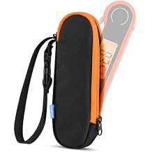 Xxerciz Carrying Case Compatible with ThermoPro TP19H Digital Meat Thermometer, Nylon Storage Bag with Handle Strap Shockproof Protective Cover for Outdoor Camping Case Only
