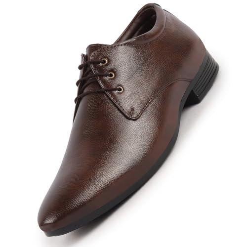 Image of FAUSTO Basics Men's Formal Office Lace Up Shoes