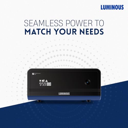 Luminous Zelio+ 1100 Pure Sine Wave Inverter for Home,Office & Shops | 900VA Inverter | Reliable Power Backup | Smart Display | Easy Installation | 36 Months Warranty view 2
