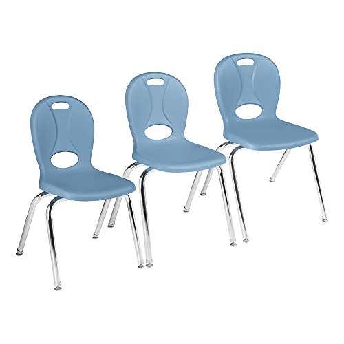 Image of Learniture Structure Series School Chair, 18 inch Seat Height, Blue LNT-118-CSW-SB (Pack of 4)