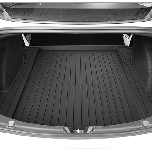 Tapis de coffre Tesla Model 3 17-23 caoutchouc anti-glisse bagages - 2