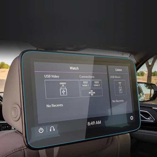 Protection écran navigation Chevrolet Tahoe 2020-2023 en verre trempé anti-rayures