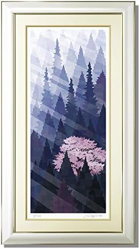 Amazon Co Jp 一本桜 藤谷壮仁郎ジークレー版画作品 ホーム キッチン