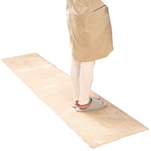 オカ 乾度良好Dナチュレ ロングマット ベージュ 約50cm×240cm