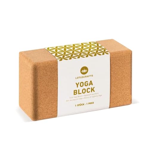 Lotuscrafts Mattoncini Yoga in Sughero - Ecologico