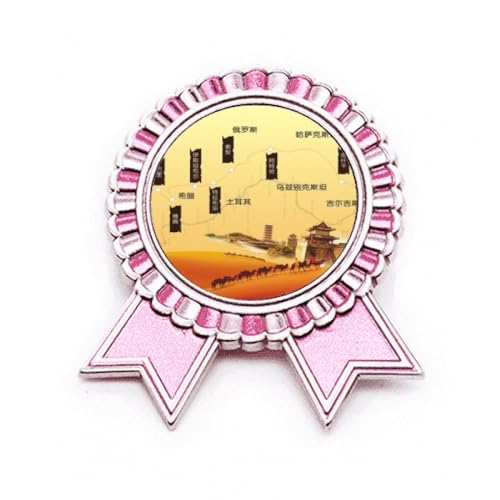 Broche de chameau rose en métal taille M pour veste et sac