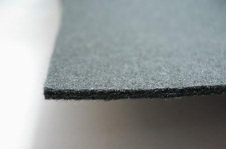書道下敷 半切サイズ 抹茶色(モスグリーン) 2mm厚／箱付 毛氈フェルト