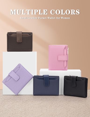 Yinhexi M&P WALLET Small Wallet For Women, Women’S Wallet With Imitation Canvas Pu Leather, Bifold Zipper Pocket Wallet Card Case Purse With Id Window  thumb #4