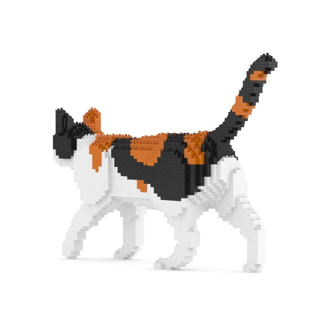 ◆Cat◆ Amazon.com: JEKCA Cat 11S-M01B | Calico Cat Plastic Building