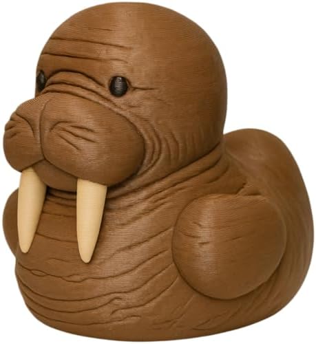 Walrus Duck Collectible Figurine - Detailed Animal Desk Decor for Unique Gift or Home Accent - 3D Printed in Canada image 4