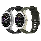 Morbidezza e Comfort: Realizzato in silicone liquido di alta qualità, questo cinturino per orologio garmin 245 è incredibilmente morbido e ipoallergenico sulla pelle. Leggero, traspirante, resistente all'acqua e antiscivolo, garantisce massima comodità durante lo sport e la vita quotidiana.